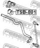 TOYOT 4881533080 Stabiliser Mounting